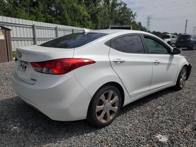 5NPDH4AE4CH104381 - 2012 HYUNDAI ELANTRA GLS WHITE photo 3