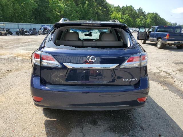 2T2BK1BA6FC304880 - 2015 LEXUS RX 350 BASE BLUE photo 6
