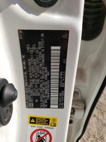 5TDKKRFH3ES007405 - 2014 TOYOTA HIGHLANDER XLE WHITE photo 13