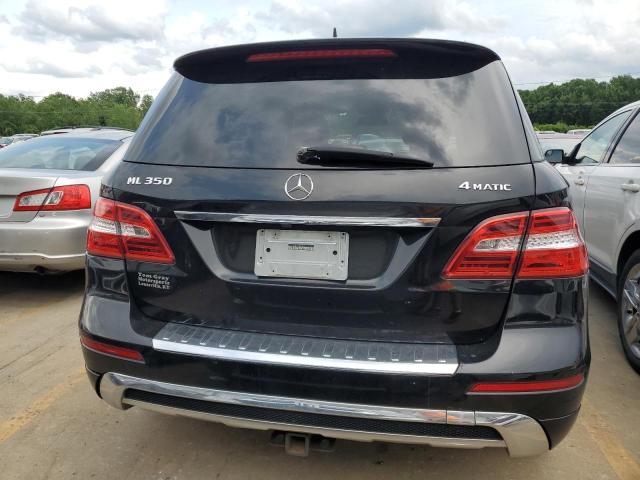 4JGDA5HB6EA277203 - 2014 MERCEDES-BENZ ML 350 4MATIC BLACK photo 6