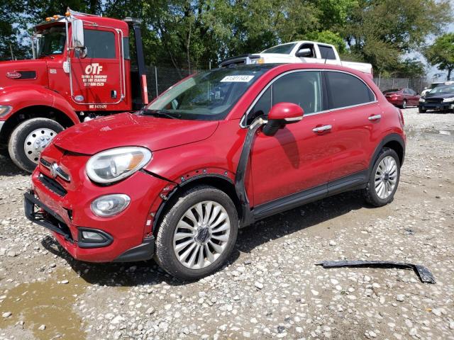 ZFBCFYDT0GP330907 - 2016 FIAT 500X LOUNGE RED photo 1