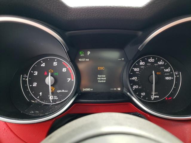 ZASPAKBN4K7C34241 - 2019 ALFA ROMEO STELVIO TI WHITE photo 9