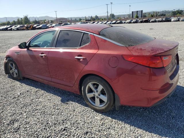 5XXGM4A78EG332313 - 2014 KIA OPTIMA LX RED photo 2