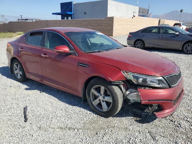 5XXGM4A78EG332313 - 2014 KIA OPTIMA LX RED photo 4