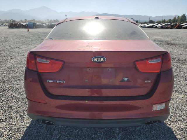 5XXGM4A78EG332313 - 2014 KIA OPTIMA LX RED photo 6