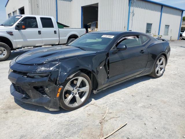 1G1FH1R72J0101589 - 2018 CHEVROLET CAMARO SS BLACK photo 1