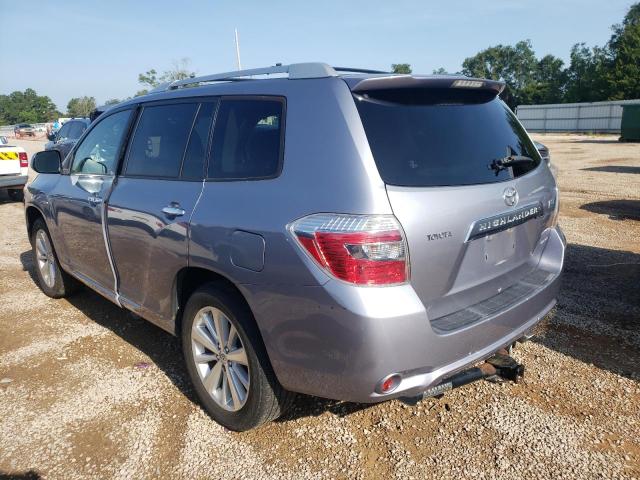 JTEEW44A882012438 - 2008 TOYOTA HIGHLANDER HYBRID LIMITED SILVER photo 2