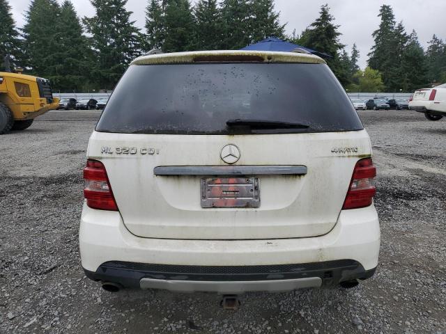 4JGBB22E37A185314 - 2007 MERCEDES-BENZ ML 320 CDI WHITE photo 6