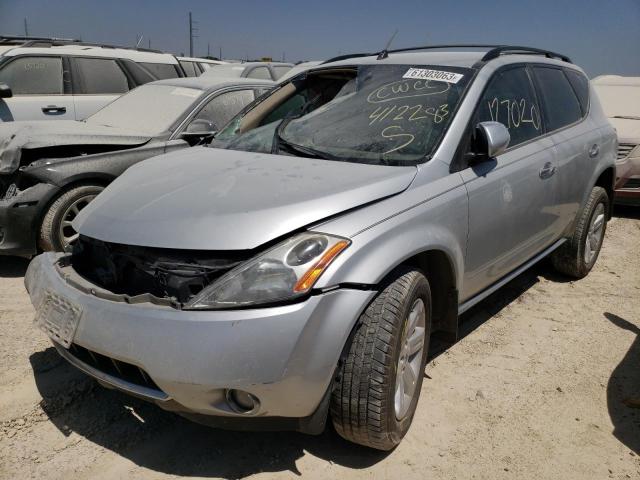 JN8AZ08TX6W412283 - 2006 NISSAN MURANO SL SILVER photo 1