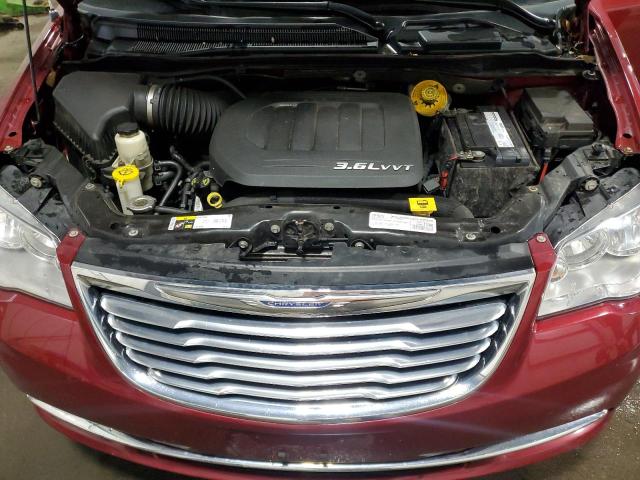 2C4RC1BG2FR753025 - 2015 CHRYSLER TOWN & COU TOURING Կարմիր լուսանկար 12