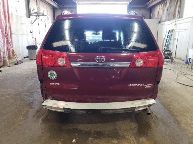 5TDDK4CC4AS028813 - 2010 TOYOTA SIENNA XLE RED photo 6