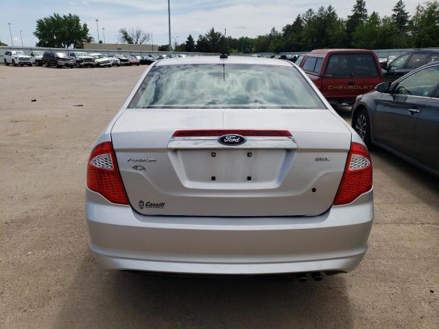 3FAHP0JA0AR258306 - 2010 FORD FUSION SEL SILVER photo 6