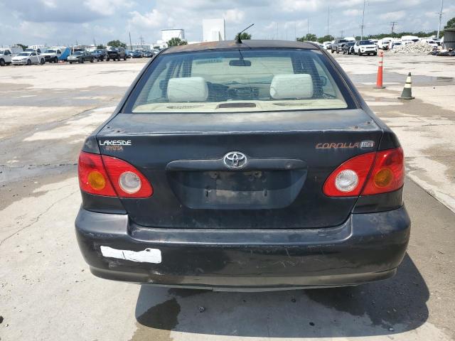 1NXBR32E13Z018590 - 2003 TOYOTA COROLLA CE BLACK photo 6
