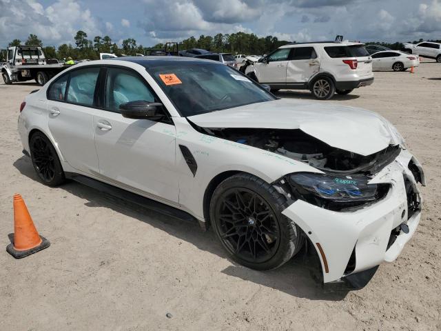 WBS33AY07MFK86987 - 2021 BMW M3 COMPETITION WHITE photo 4