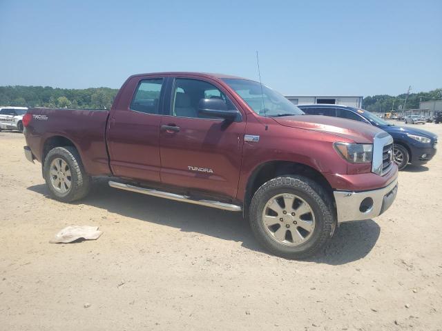 5TFBV54168X072494 - 2008 TOYOTA TUNDRA DOUBLE CAB MAROON photo 4