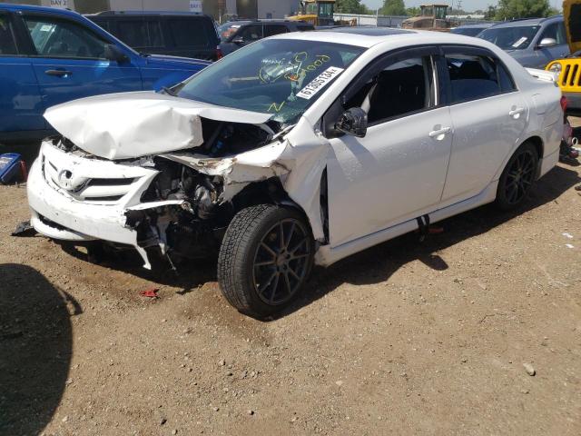 2T1BU4EE2DC972719 - 2013 TOYOTA COROLLA BASE WHITE photo 1