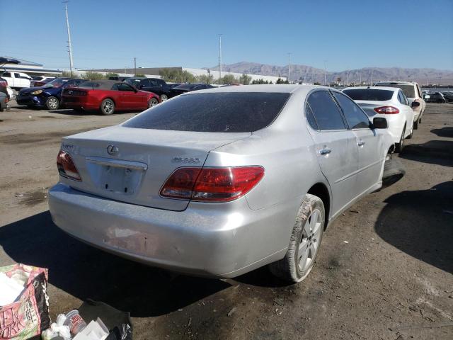 JTHBA30G665164772 - 2006 LEXUS ES 330 GRAY photo 4