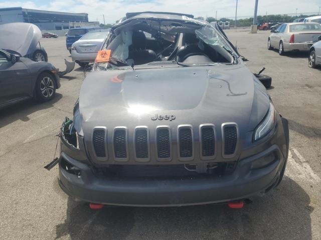1C4PJMBX5JD507239 - 2018 JEEP CHEROKEE TRAILHAWK GRAY photo 5