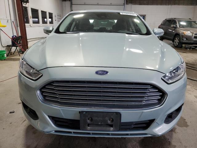 3FA6P0LU5ER306385 - 2014 FORD FUSION SE HYBRID TURQUOISE photo 5