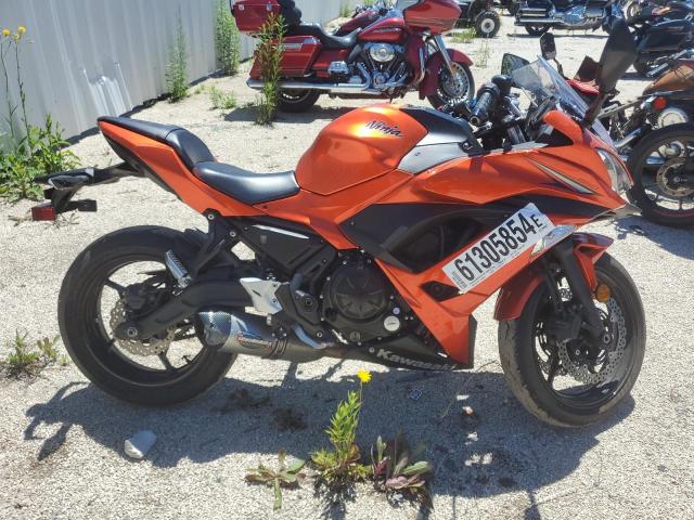 JKAEXEJ13HDA01392 - 2017 KAWASAKI EX650 J ნარინჯისფერი ფოტო 1