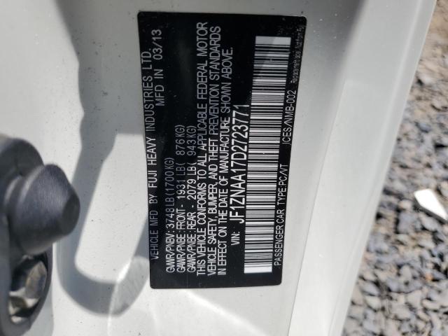 JF1ZNAA17D2723771 - 2013 TOYOTA SCION FR-S 白色 照片 12