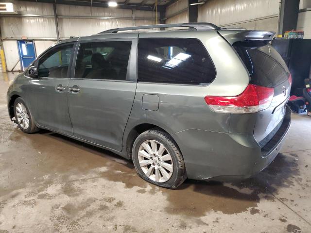 5TDDK3DC6CS047293 - 2012 TOYOTA SIENNA XLE Yaşıl foto 2