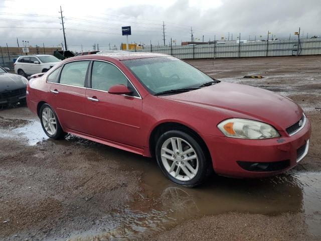 2G1WC5E37D1257189 - 2013 CHEVROLET IMPALA LTZ RED photo 4