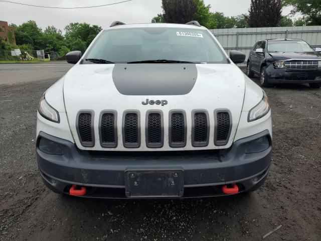 1C4PJMBS6FW680963 - 2015 JEEP CHEROKEE TRAILHAWK WHITE photo 5