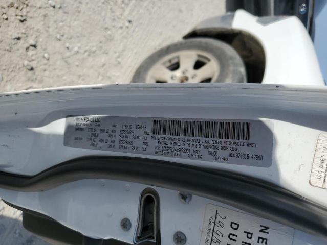 1C6RR7LT4KS679331 - 2019 RAM 1500 CLASS SLT Ağ foto 12