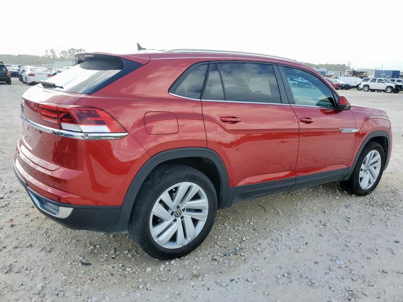 1V2WC2CA0PC218951 - 2023 VOLKSWAGEN ATLAS CROS SE أحمر صورة 3