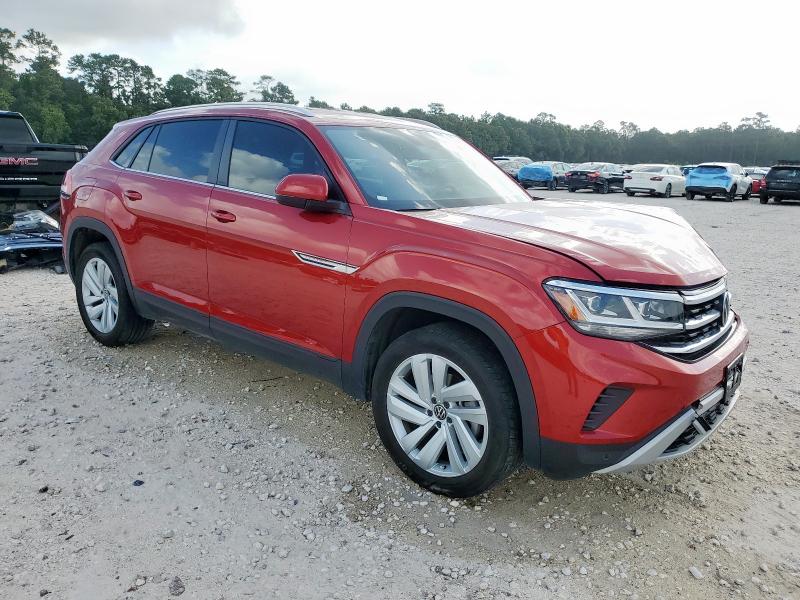 1V2WC2CA0PC218951 - 2023 VOLKSWAGEN ATLAS CROS SE أحمر صورة 4