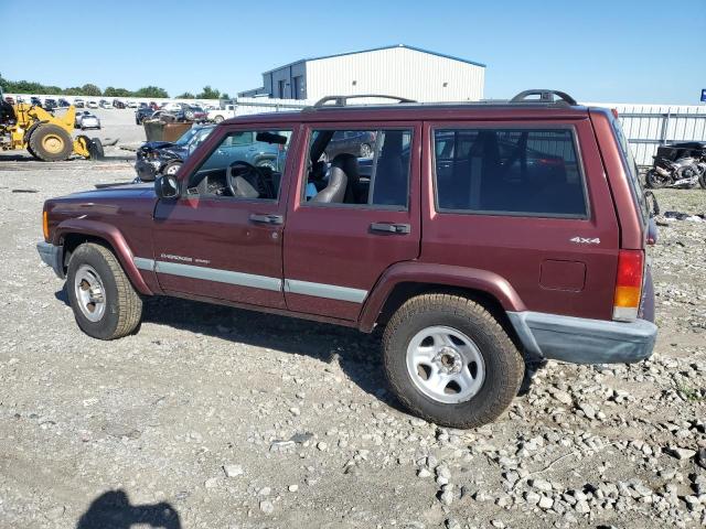 1J4FF48S0YL249974 - 2000 JEEP CHEROKEE SPORT MAROON photo 2