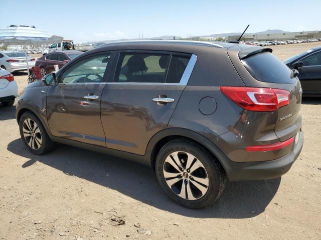 KNDPCCA20D7372703 - 2013 KIA SPORTAGE EX BROWN photo 2