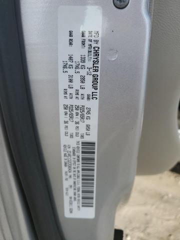 2C4RC1CG2CR303434 - 2012 CHRYSLER TOWN & COU TOURING L SILVER photo 13