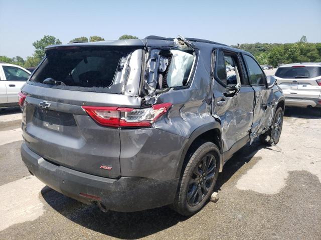 1GNEVJKW3MJ228466 - 2021 CHEVROLET TRAVERSE RS GRAY photo 3