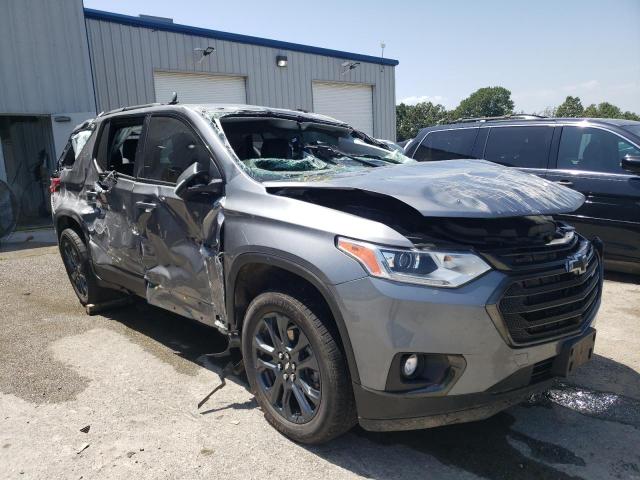 1GNEVJKW3MJ228466 - 2021 CHEVROLET TRAVERSE RS GRAY photo 4