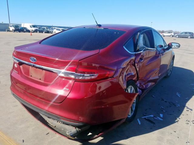 3FA6P0H75HR407076 - 2017 FORD FUSION SE  photo 4