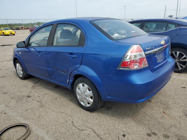 KL1TD56677B190136 - 2007 CHEVROLET AVEO BASE BLUE photo 2