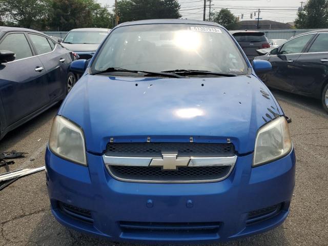 KL1TD56677B190136 - 2007 CHEVROLET AVEO BASE BLUE photo 5