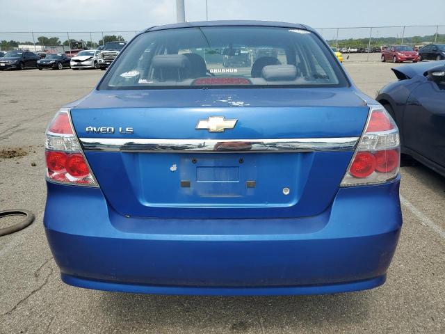 KL1TD56677B190136 - 2007 CHEVROLET AVEO BASE BLUE photo 6