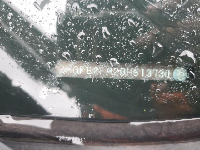 2HGFB2F92DH513730 - 2013 HONDA CIVIC EXL BLACK photo 12