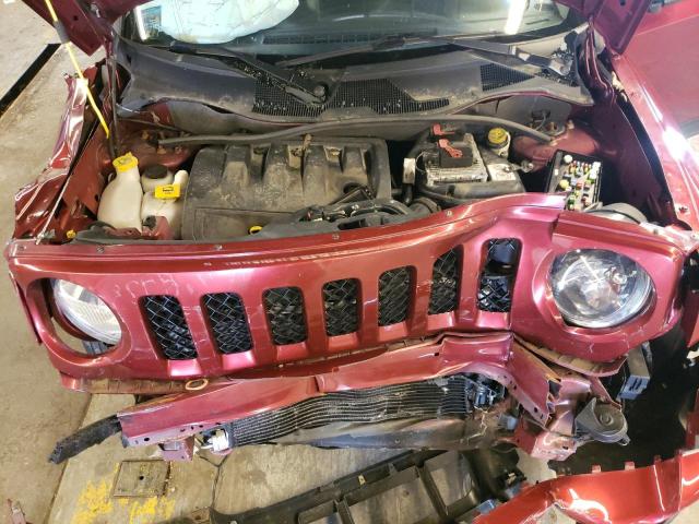 1C4NJRFB2GD618729 - 2016 JEEP PATRIOT LATITUDE RED photo 12