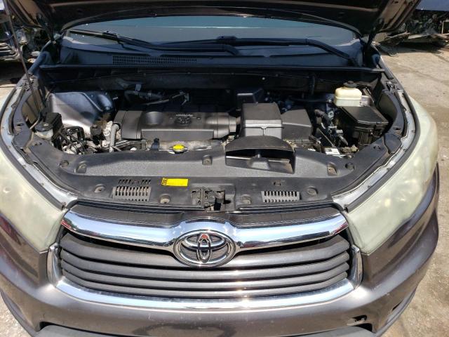 5TDZARFH8FS009802 - 2015 TOYOTA HIGHLANDER LE GRAY photo 12