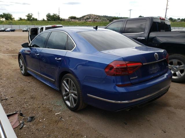 1VWDT7A36HC014244 - 2017 VOLKSWAGEN PASSAT R-LINE Mavi foto 2