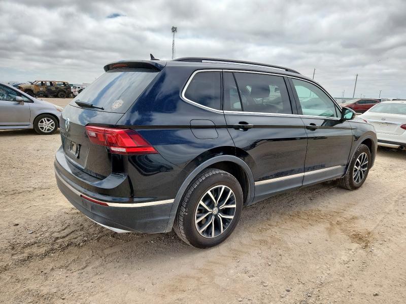 3VV3B7AX5MM044107 - 2021 VOLKSWAGEN TIGUAN SE Սև լուսանկար 3