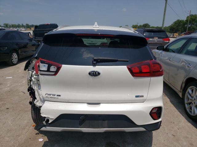 KNDCB3LC7L5363286 - 2020 KIA NIRO LX WHITE photo 6