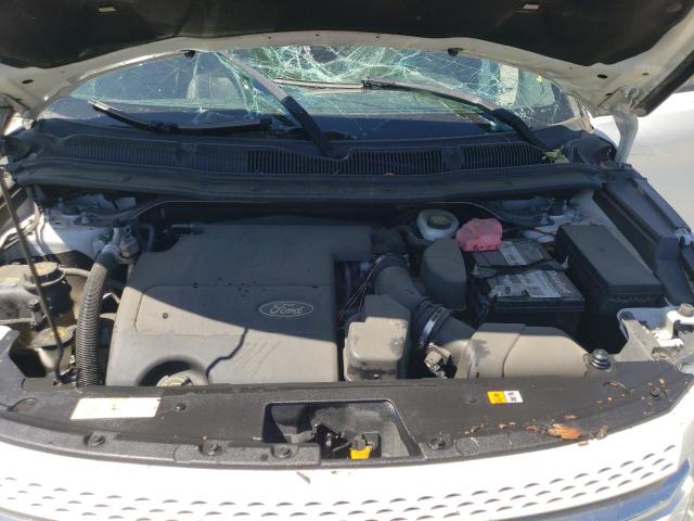 1FM5K7F85FGA03722 - 2015 FORD EXPLORER LIMITED თეთრი ფოტო 12