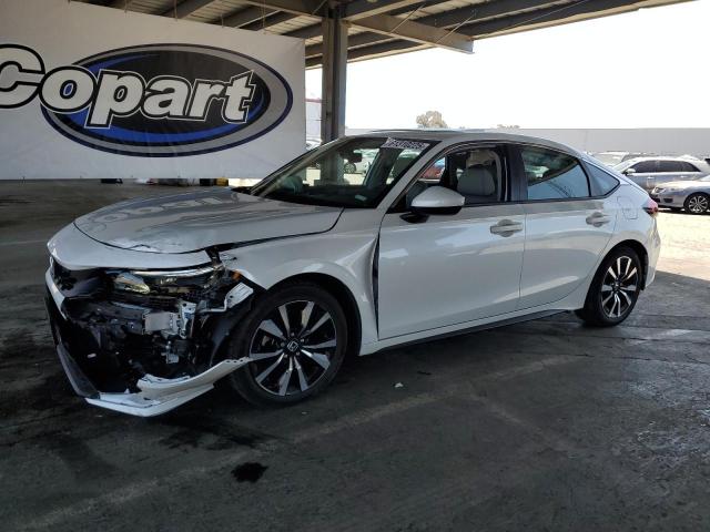 19XFL1H72NE007040 - 2022 HONDA CIVIC EXL WHITE photo 1