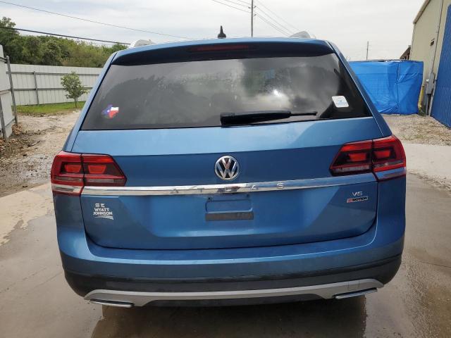 1V2UR2CA6KC557602 - 2019 VOLKSWAGEN ATLAS SE BLUE photo 6