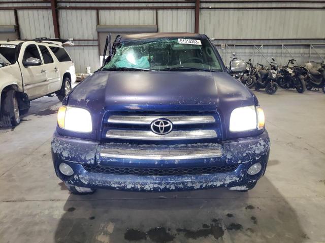 5TBRU34186S481680 - 2006 TOYOTA TUNDRA ACCESS CAB SR5 BLUE photo 5